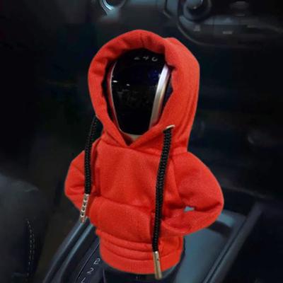 Sudadera con capucha universal para palanca de cambios de coche, funda para palanca de cambios, sudadera con capucha, pomo de cambio, suéter, decoraciones para coche