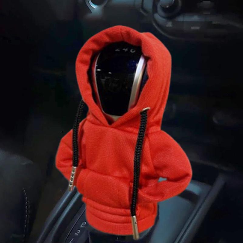 Universal Hoodie Car Gear Car Shift Lever Cover Change Lever Sweatshirt Gearshift Cover Hoodie Gear Knob Sweater Car Decorations