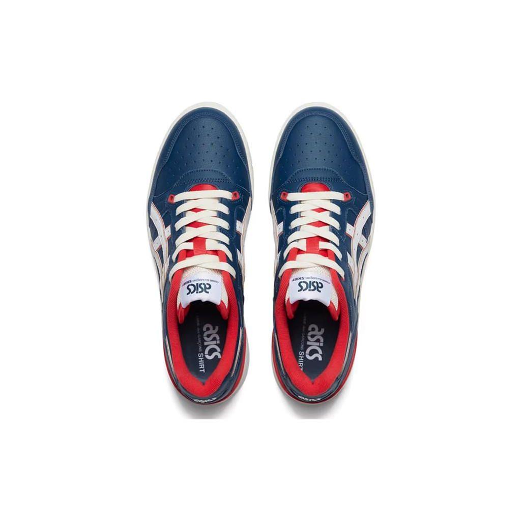 CDG x Asics EX89 Удобные Универсальные Низкие Кроссовки Мужские Кроссовки Синий Белый Красный 1201A981-400