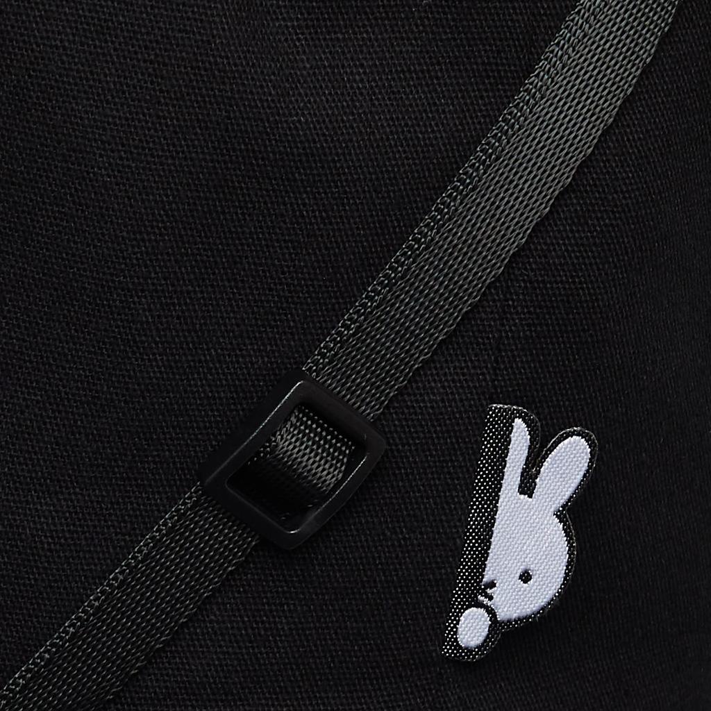 Sifre Drawstring Shoulder Bag 6045 Miffy Face Black Women's B98.