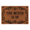 The Witch Is In Door Mat