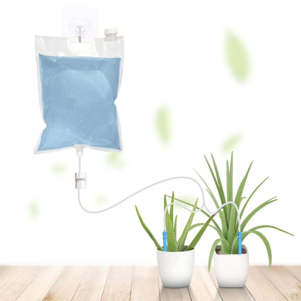 Drip Irrigation Bag Automatic Reusable with Adjustable Switch Large Capacity Device for Indoor