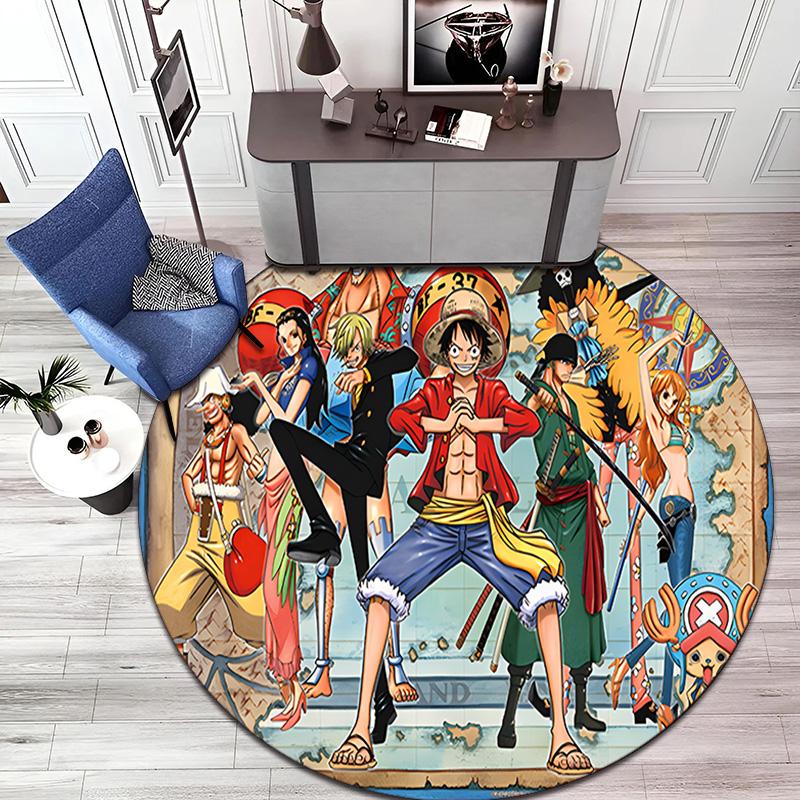 Cute Monkey D. Luffy from the Japanese manga ONE PIECE carpet is soft, home, bedroom, door mat decoration, and non slip carpet E6