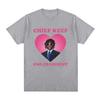 Rapper Chief Keef Lead leads high-quality T-shirts for men and women hip-hop retro cotton casual soft loose casual loose tops