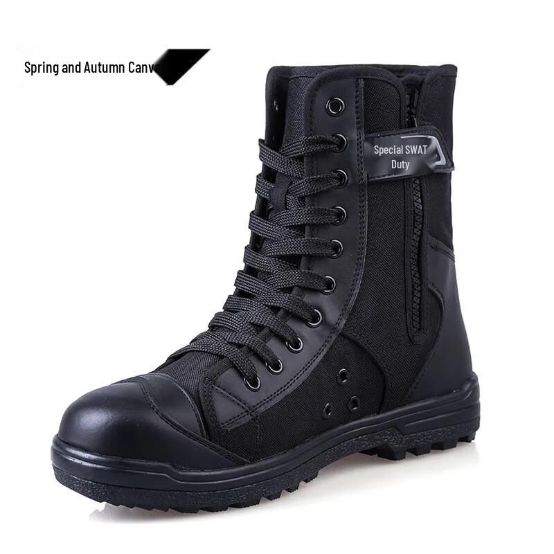 Union Envoy Breathable Black High-Top Outdoor Training Boots 45-46