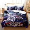 Anime Ragna Crimson Beding Set Single Twin Ful Quen King-Sized Dimensionsd Dimensions Tenager Bedrom Shet Set 3D Print Anime Bed Shet Set