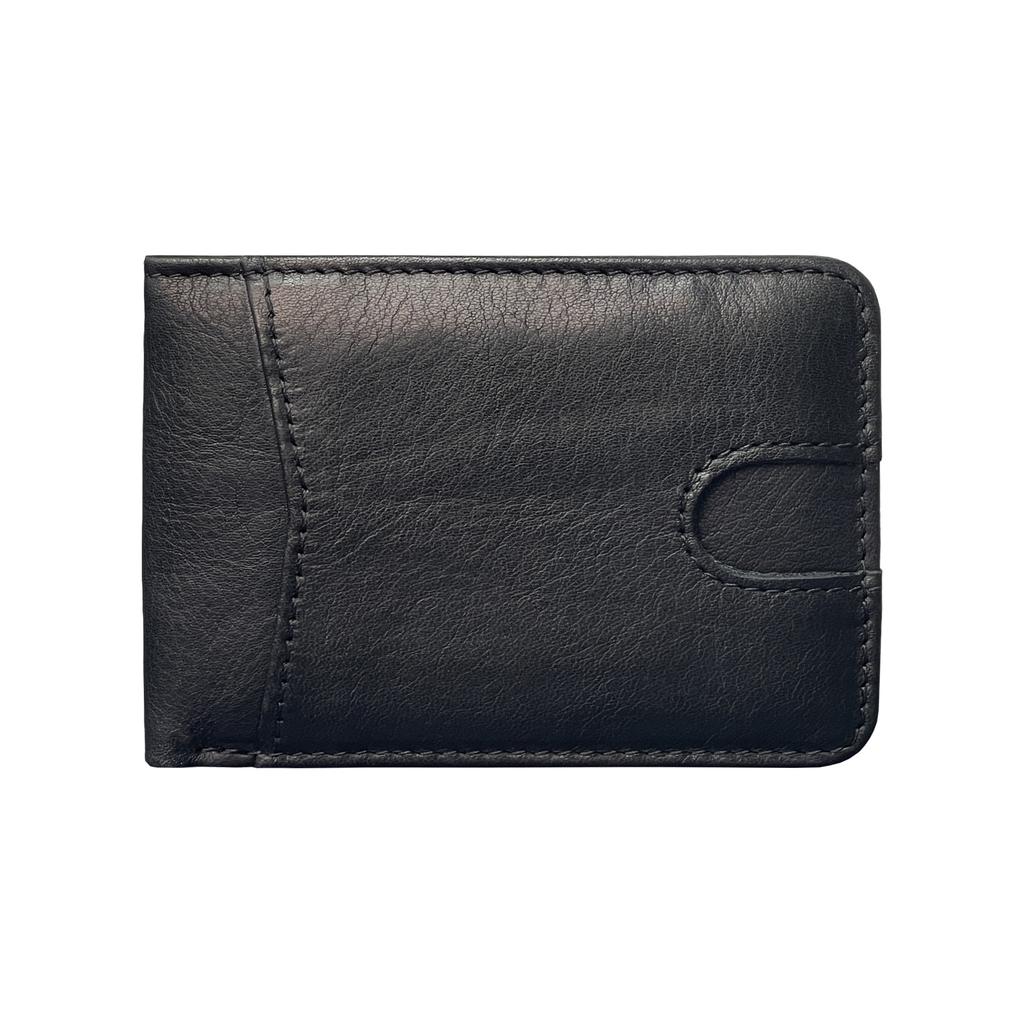 Geestock Leather Men's Wallet Retro Casual Short Oil Wax Leather Wallet Clip Card Bag Lightweight Card Holder Coin Purse Daily