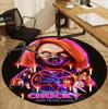 horror movie Pattern Round Rug, Indoor/Outdoor Mat, for Picnic, Gameroom, Bedroom, Office, Living Room, Home Decor Carpet, Birthday Gift