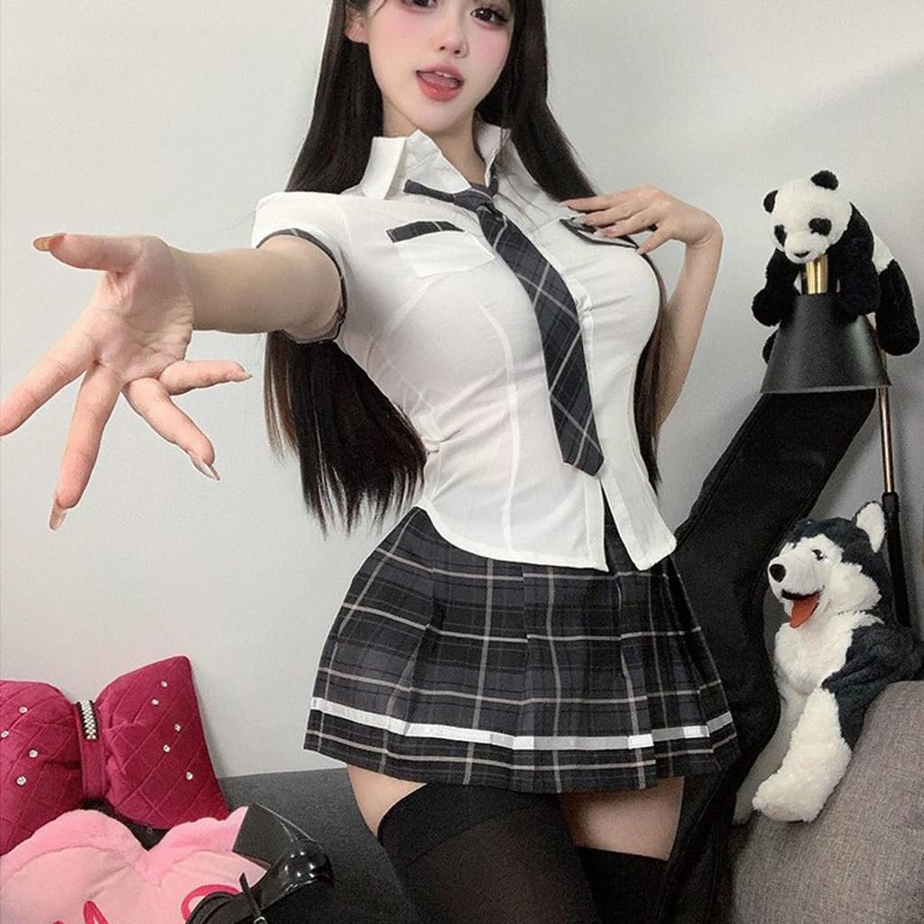 LIKENNY Sailor Gal Sexy High School Girl Gym School Cultural Festival Uniform, Cosplay, Uniform, Miniskirt, Cute, Popular, Women's, Moe, Photo,