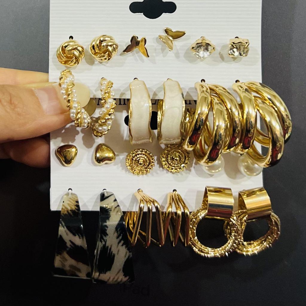 XP17 Perlenohrring-Set - Trendig und modisch