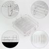 2-Layers Air Fryer Rack Stainless Steel Stackable Grid Grilling Rack Basket for 5-6.8QT Air Fryer Oven Steamer Cooking BBQ Tool