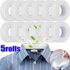 5Rolls Collar Protector Sweat Pads Self-adhesive Shirt Collar Protector Absorbent Sweat Shields Pads Stickers for Hat Shirt 40M