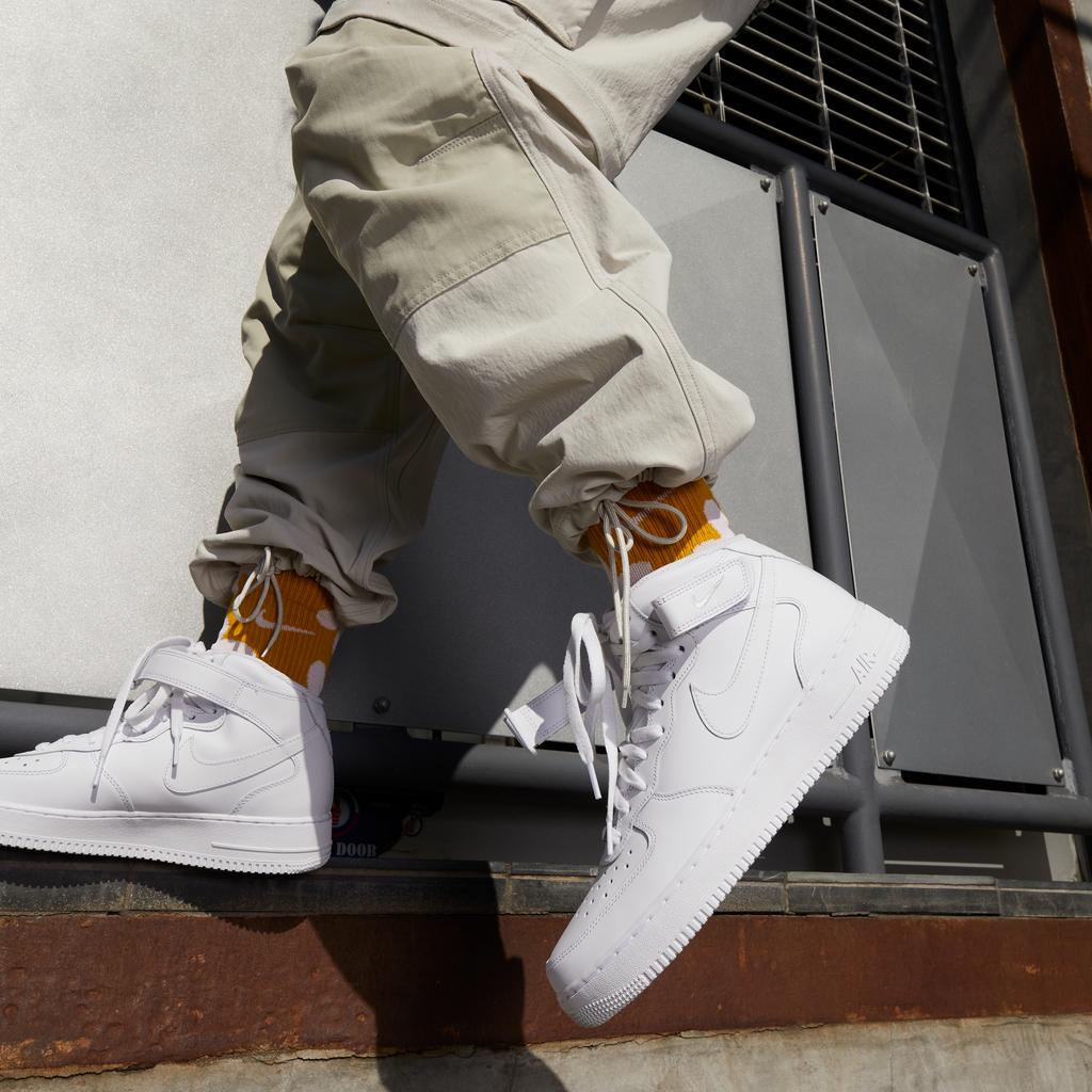 Nike Air Force 1 Mid '07 'Triple White' pour homme
