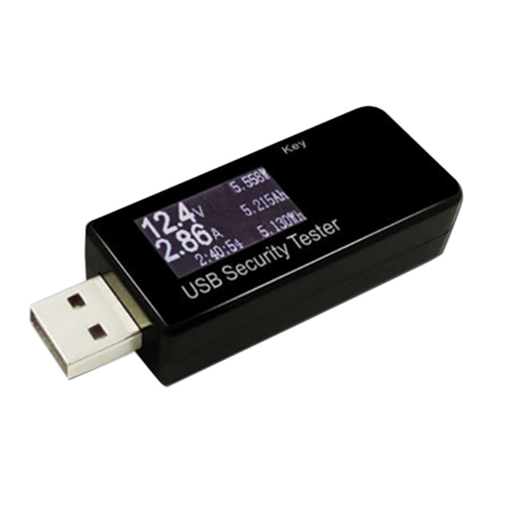 Usb Portable Modes Multimeter Three Detector Dc 51a 30v Amp Black