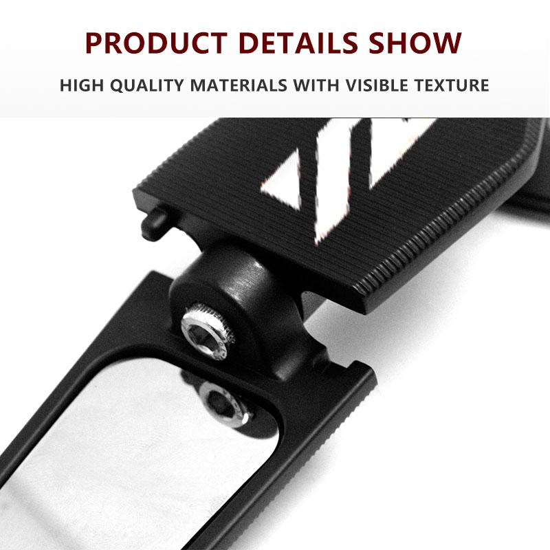 For Yamaha YZF R1 R3 R6 R6S R15 R25 R125 V2 V3 Motorcycle Modified Wind Wing Adjustable Rotating Rear View Mirror Rear
