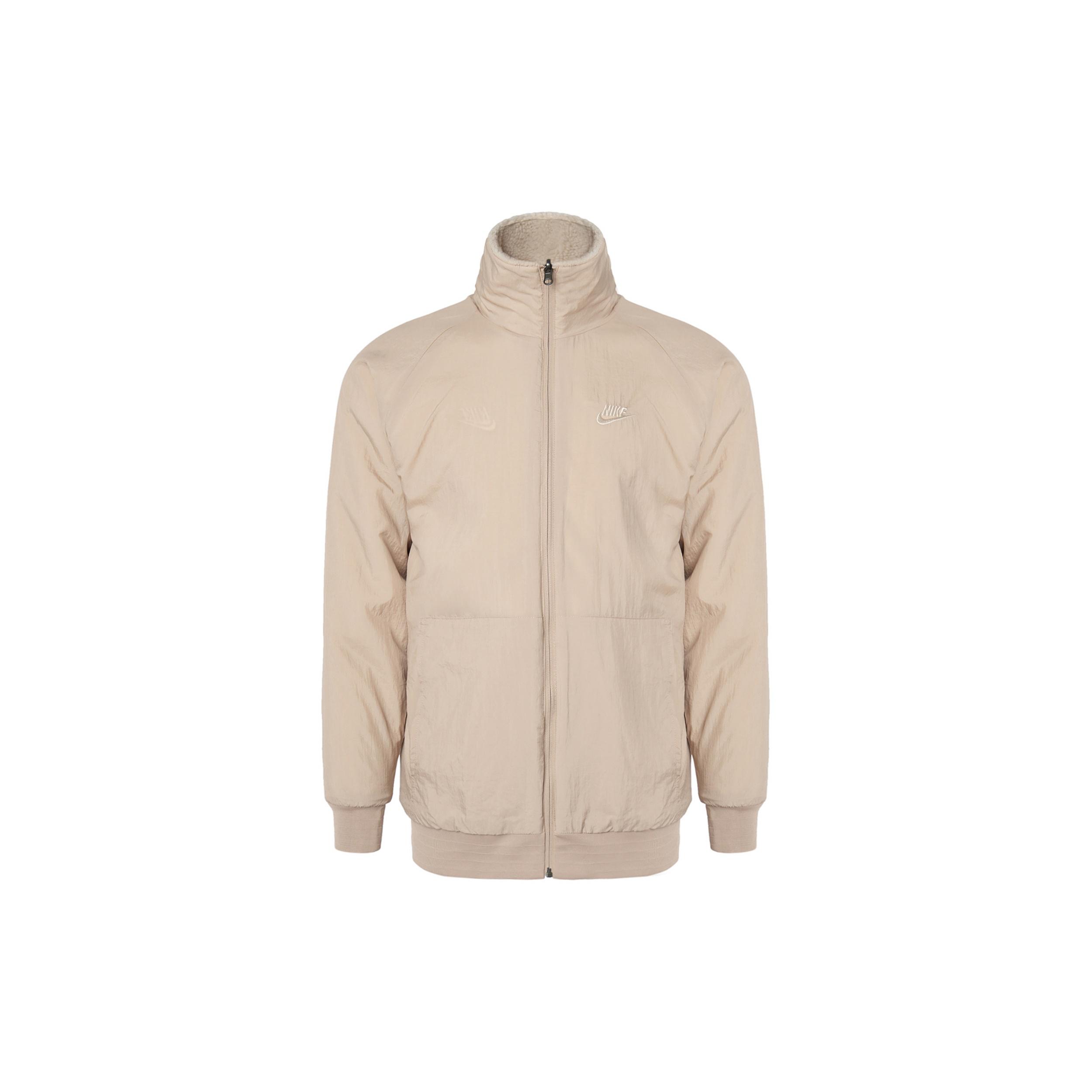 Nike Sportswear Full-Zip Reversible Jacket Beige Men s DZ4713-126 L