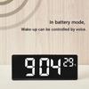 2023 Digital Alarm Desk Clock for A Bedroom LED Clock with Temperature Electronic Table Date Display with Large Screen Home Decor