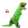 Halloween Dinosaur Costume Cute Green Tyrannosaurus Shape Waterproof Inflatable Dinosaur Clothes for Kids Adults Green
