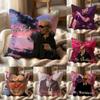 Mr Worldwide P-Pitbull Cushion Cover Multi-Scene Pillow Cover for Home & Car - Reversible, Soft & Durable for Daily Use