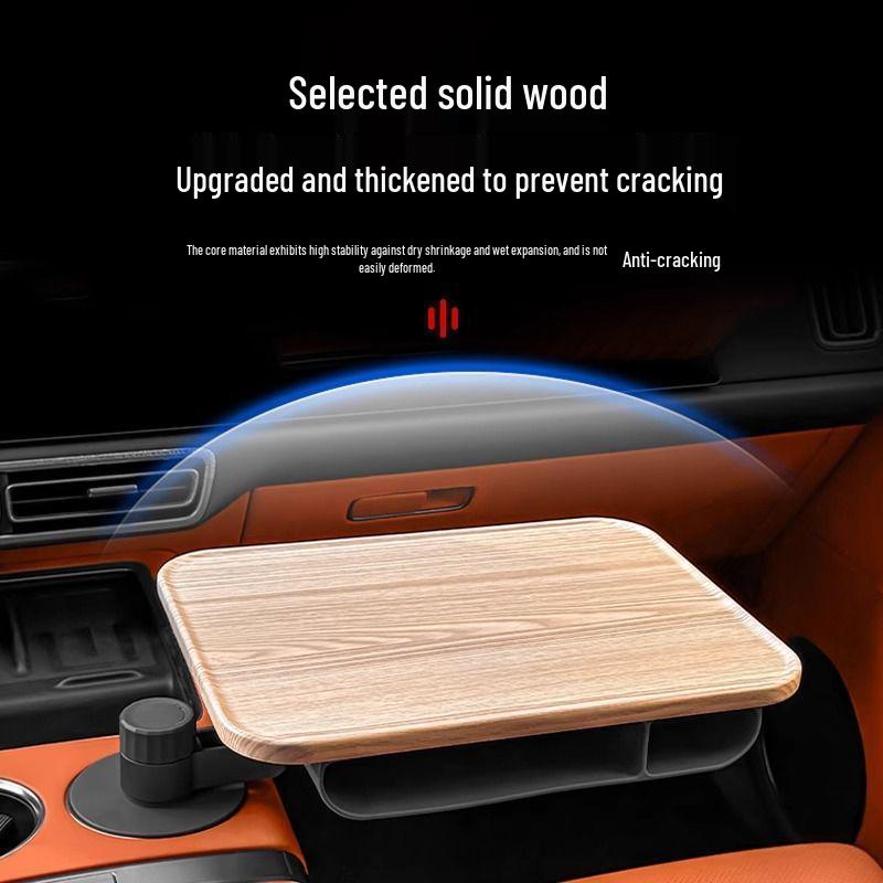This multi-functional, rotatable floating square table suits Li Auto L6, L7, L8, L9, and Mega models.