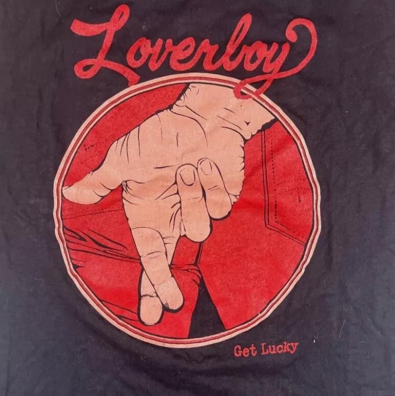 

Loverboy 1982 Tour Get Lucky Shirt Classic Black Unisex S-5XL Unisex T-Shirt M