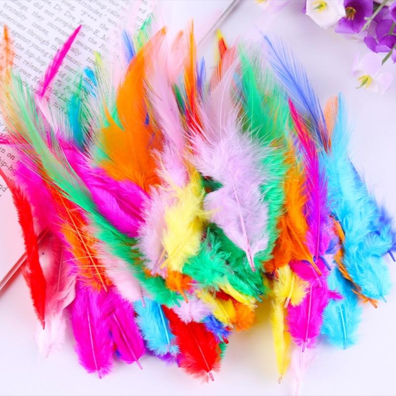 100PCS Stylish Plumage Trims For Enthusiasts Addition To Accessories And Festival Decoration