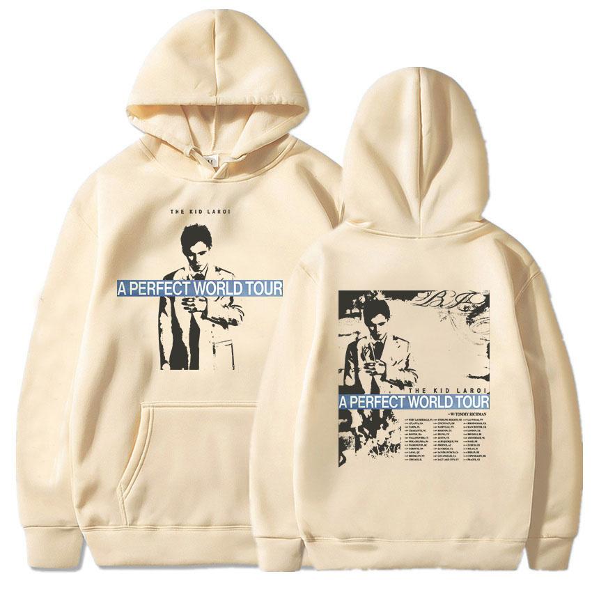 A PERFECT WORLD TOUR 2026 Hoodies THE KID LAROI Graphic Sweatshirt Long Sleeve Loose Casual Pullover Print Merch