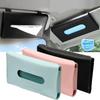 Auto Sonnenblende Taschentuchbox PU-Leder Taschentuchbox Halter Auto Sonnenblende Masken Aufbewahrungsbox Auto Innenraum Dekoration Auto Zubehör