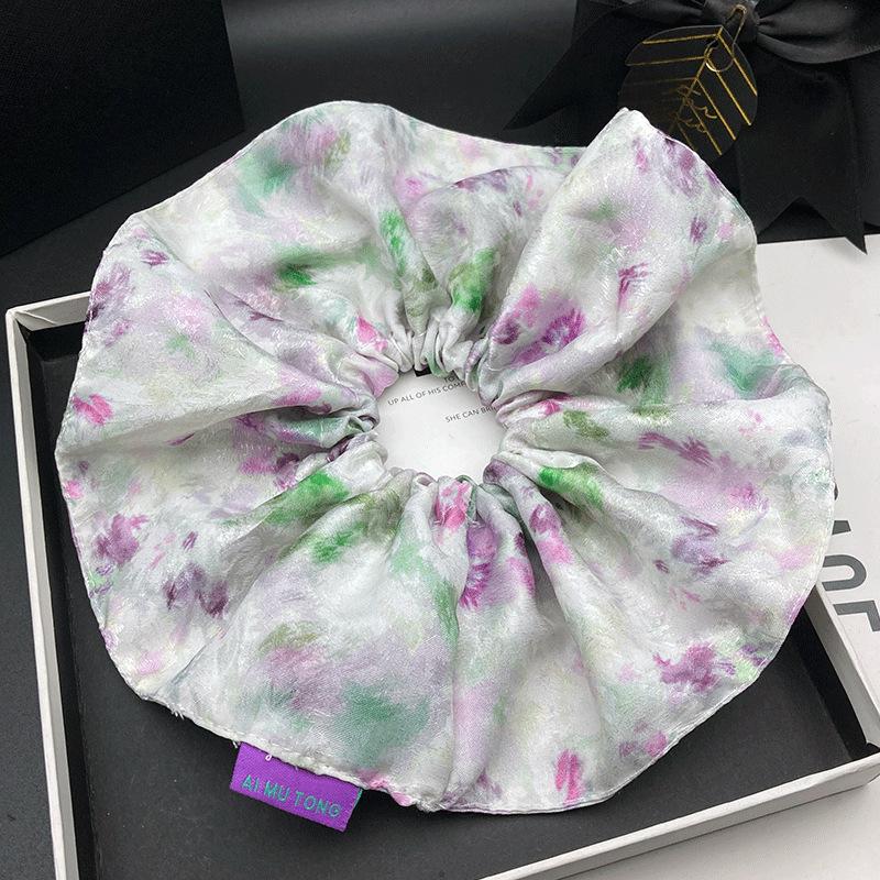 XL Gradient Color Scrunchie - 2026 Spring/Summer Elegant Hair Accessory
