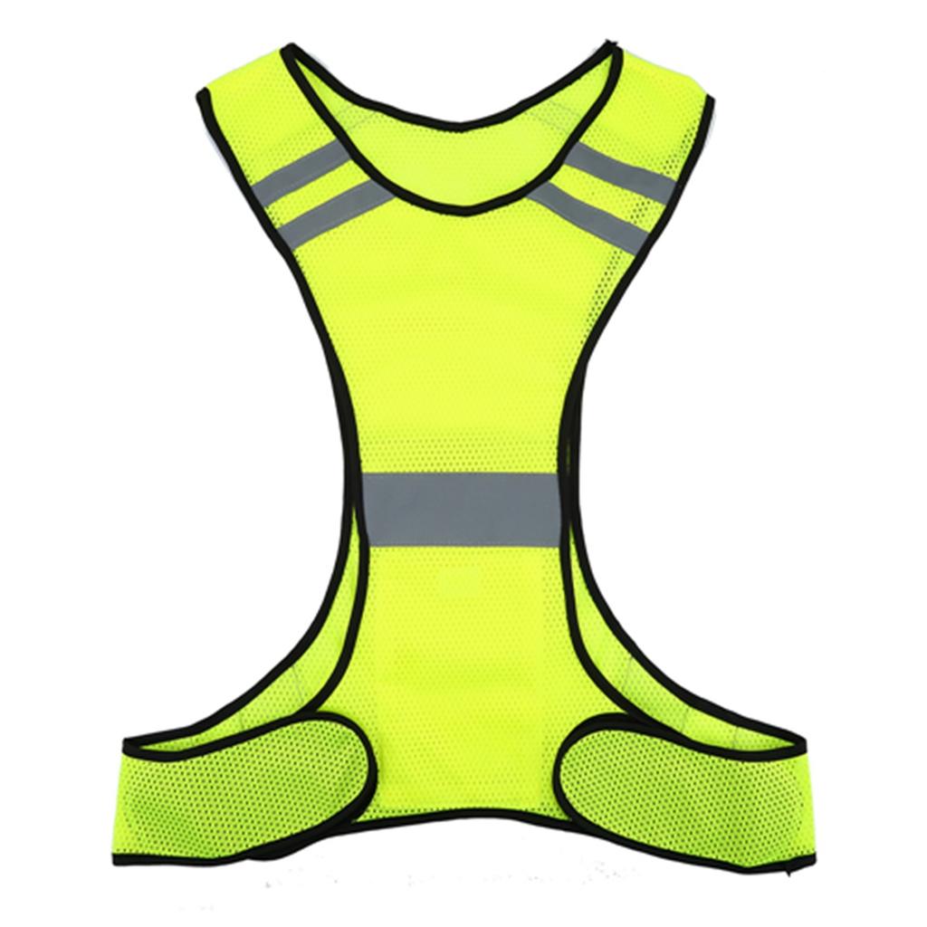 High Visibility Reflective Safety Vest Night Running Security Clothing Adjustable Waist