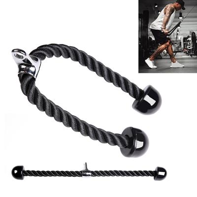 Tricepsové lano Heavy Duty Břišní cviky Stahování kladky do stran Bicepsový svalový trénink Fitness