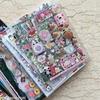 20 Fogli Adesivi Laser Glitterati Vintage PET Trasparente Pellicola Tagliata Toploader Scrapbooking Adesivi Decorativi Kawaii Adesivi per Diario