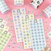36Sheets Cute Colorful Number Letter Stickers Diy Stick Label Notebook Water Cup Decorative Journal Material Stickers
