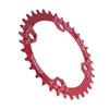 FMFXTR Bike Narrow Wide Chainring Bicycle 104 BCD 34T Round Single Chainring for Mountain Bicycle Road BikeRed