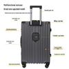 Multifunctional Student Trolley Suitcase with Silent, Detachable Wheels - Large Capacity Travel Bag for Men and Women