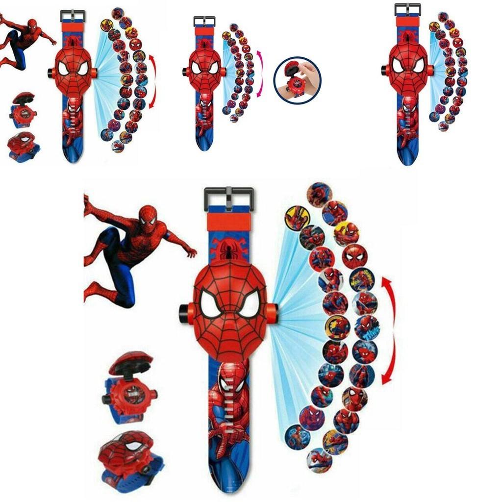 Cartoon Electronic Ultraman Watch For Kids 3-8 Years Old With Projection And Light Feature