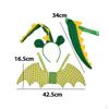 3 Piece Dinosaur Wing Tail Set for Kids Costume Halloween Dragon Costumes Dress Up