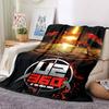 1pc U2 Blanket Lightweight Flannel Blanket Throw Blanket For Sofa, Bed, Travel, Camping, Livingroom, Office, Couch