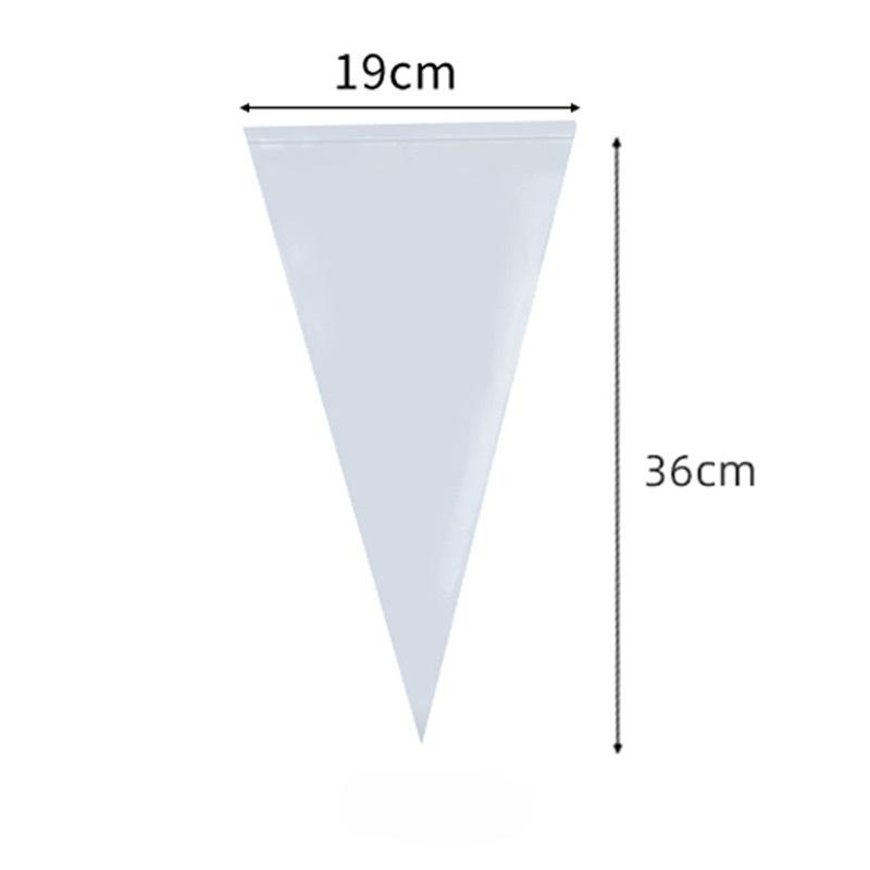 50pcs Disposable Piping Bag Pastry S Icing Fondant Cake Cream  for Decorating Pastries Cakes Baking Tools