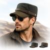Durable Flat Cap Waterproof Flat Top Hat Classic Cotton Baseball Cap  Four Seasons