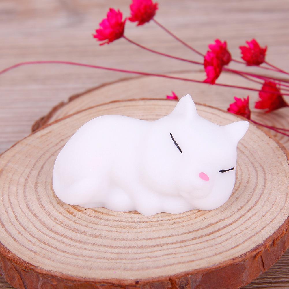 Yeni Hayvan Mochi Yumuşak Sıkılabilir Kedi Mühür Fidget Stres Giderici İyileştirici Oyuncak