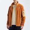 Asics Logo Print Color Block Retro Stand Collar Zip Comfortable Casual Sports Long Sleeve Jacket Men Jackets Brown 2031E443-200
