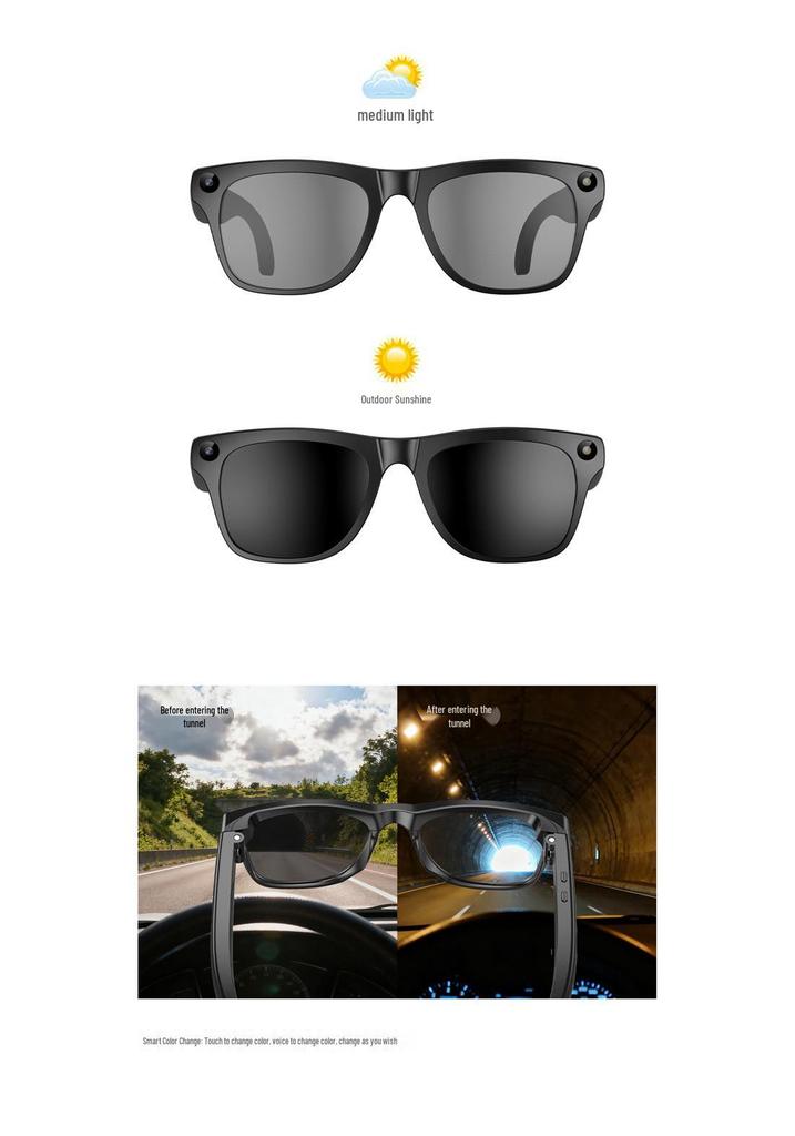 CrossXK One Mac Smart Glasses: 8MP Camera, Stabilization, Smart Call, Object Recognition, AI Translation.