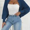 Women's Asymmetrical Shawl Knit Cardigan Open Front Loose Wrap Sweater Autumn Winter