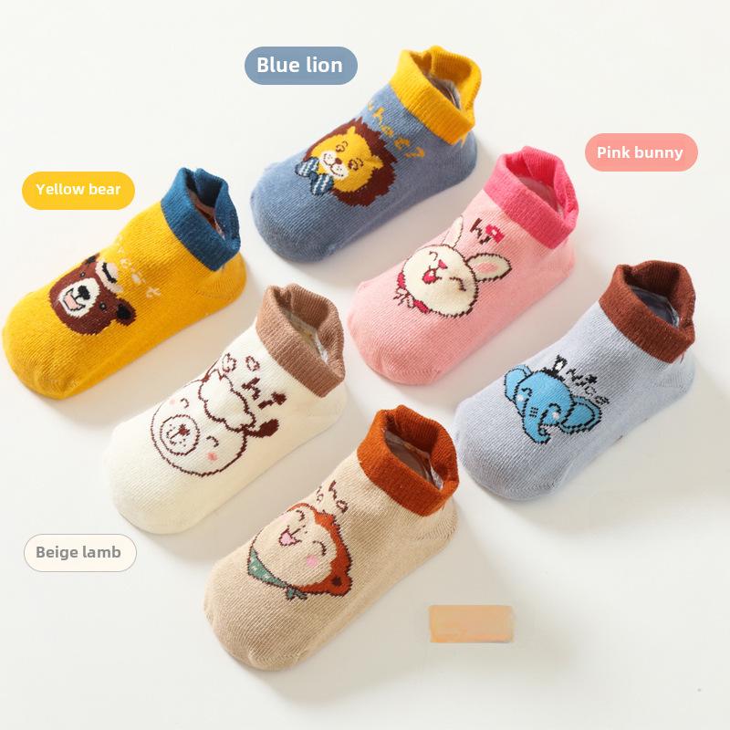 2025 Korean Children's Cartoon Animal Boat Socks - Spring/Fall/Winter Trend