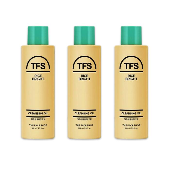 THE FACE SHOP Rice Bright Cleansing  Gel Foam / Foam Cleanser / Tube Balm / Cleansing Water / Cleansing Oil (20 Options) - DAISO