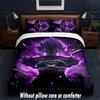 Set Biancheria da Letto Design Vegeta 1 Copripiumino + 2 Federe Morbido Traspirante Biancheria da Letto per la Casa