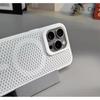 Applicable To IPhone17 Honeycomb Mesh Heat Dissipation and Breathable Mobile Phone Case Apple 16 Magnetic Ultra Thin Simple Protective Case 15