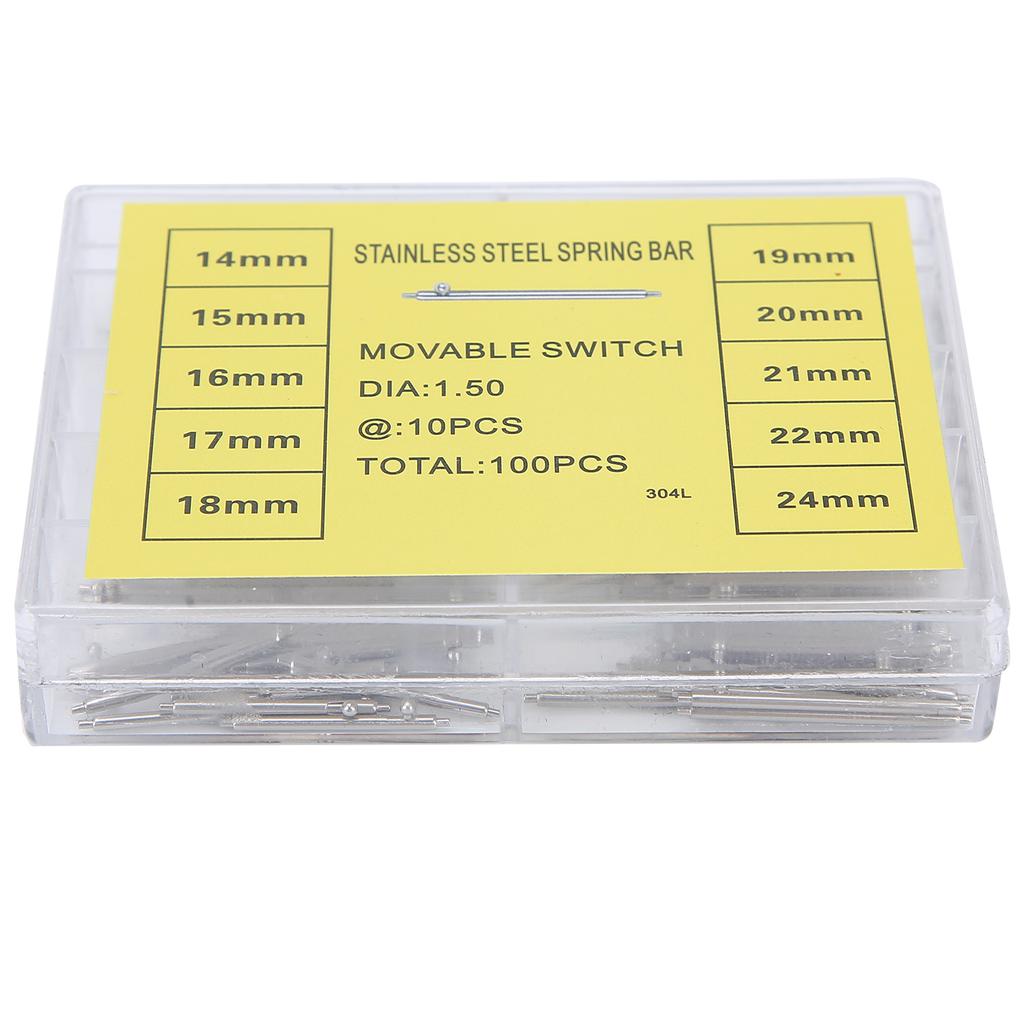 1.5mm   0.06in Thickness Quick Release Spring Bars Strap Link Pins Watch Repair Tool