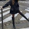 Cappotto Invernale Caldo da Donna Vintage con Lacci in Lana Moda Monopetto Tinta Unita Soprabito Retro Giacche con Collo Alto